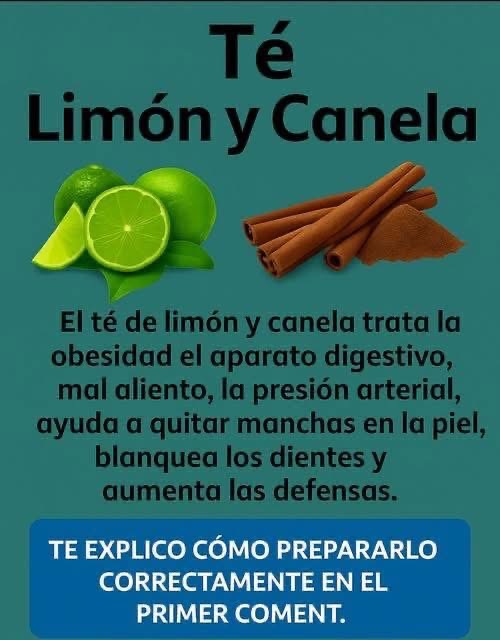 Descubre El Poder Curativo Del Té De Limón Y Canela