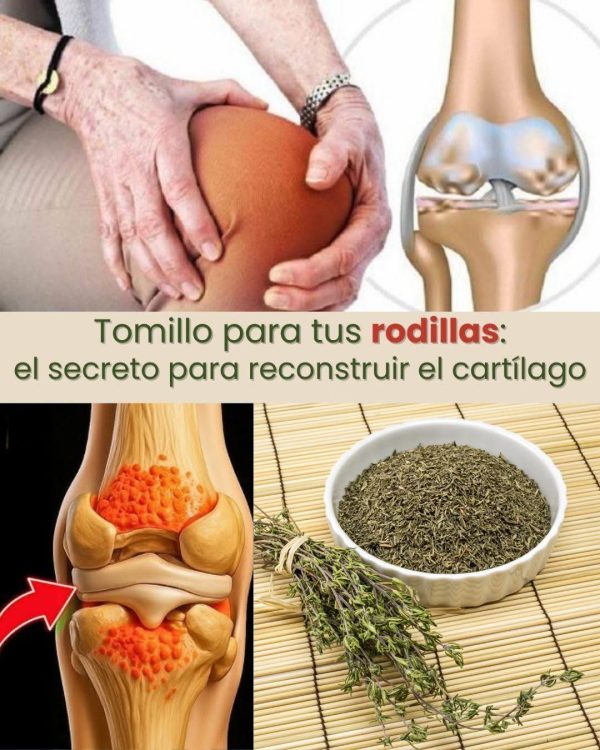Tomillo: El Remedio Natural para la Regeneración del Cartílago en las rodillas