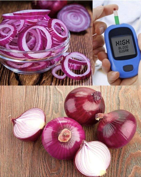 Controla tu glucosa rapido con esta deliciosa receta de cebolla morada.