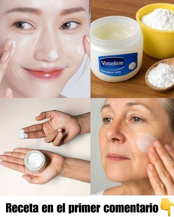 Crema Casera con Vaselina que Rejuvenece la Piel al Instante