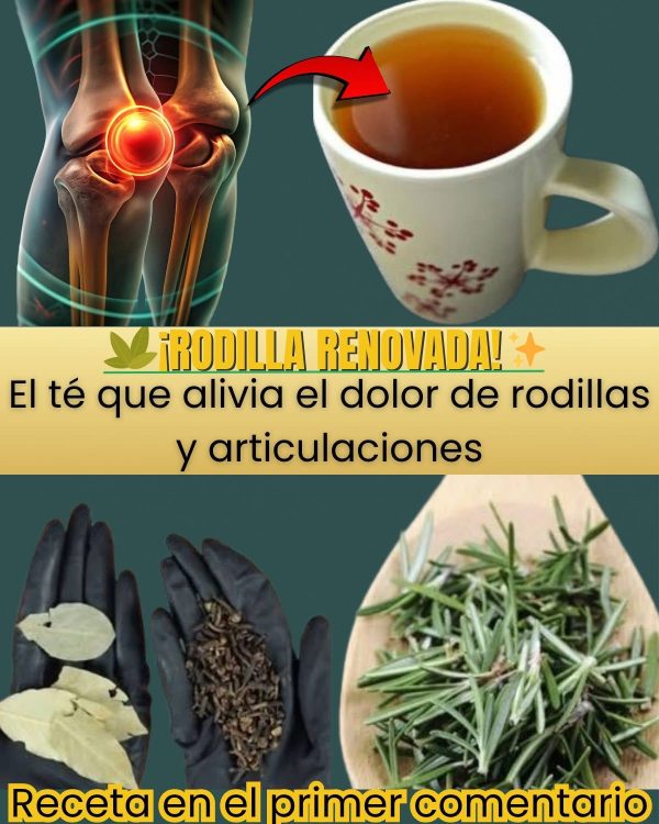 infusión de laurel y romero para el dolor de rodillas