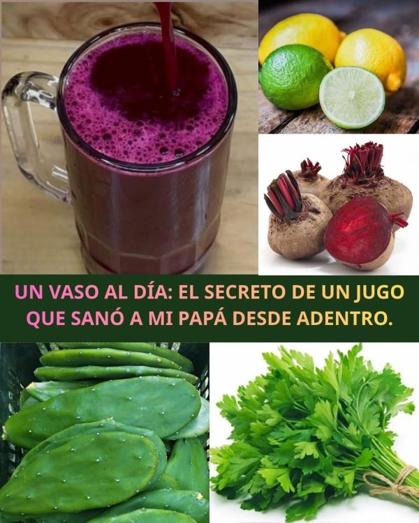 Este Jugo Milagroso Transformó la Vida de Mi Papá en Solo un Vaso