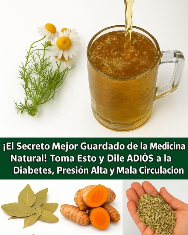 La Bebida Natural que Ayuda a Controlar la Diabetes, la Presión Alta y la Mala Circulación