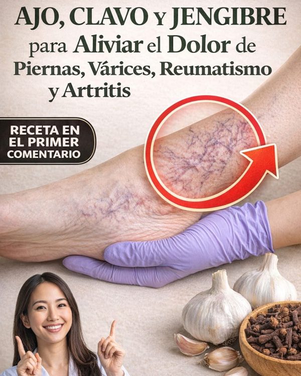 Ajo y Clavos de Olor: El Remedio Natural para las Várices y la Circulación