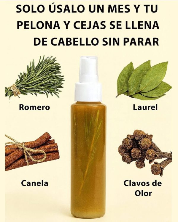 Secreto Natural para un Cabello Fuerte y Radiante