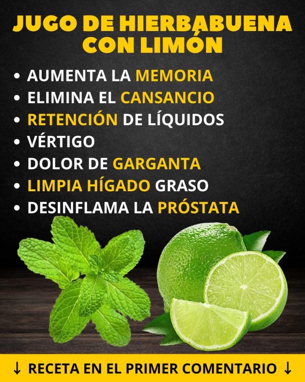 Jugo de Hierbabuena con Limón: El Elixir para la Mente y el Cuerpo