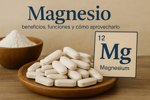 Magnesio: beneficios, funciones y cómo aprovecharlo