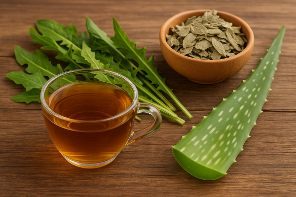 Remedio Natural para el Hígado Graso con Boldo, Diente de León y Aloe Vera