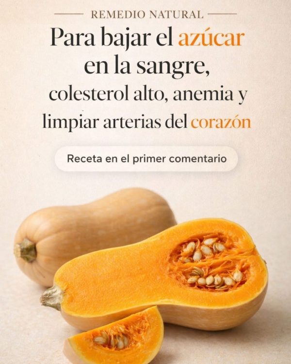 Calabaza: el remedio natural para bajar el azúcar, mejorar la sangre y limpiar las arterias