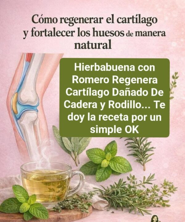 Té De Hierbabuena Con Romero Para Músculos Y Articulaciones Fuertes