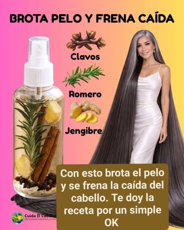 JENGIBRE PARA LA CAÍDA DEL CABELLO ¡MUY EFECTIVO