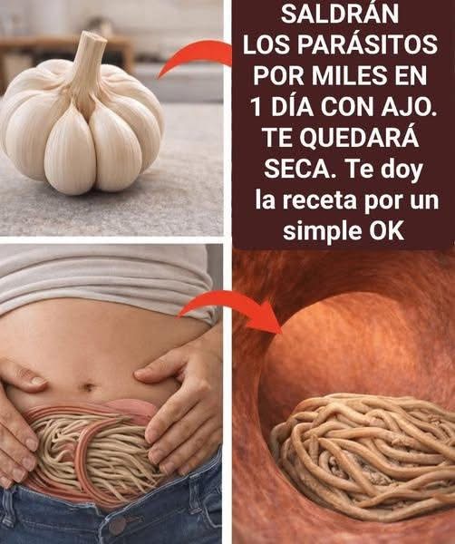 El ajo elimina parásitos en solo 1 día? Lo que realmente debes saber antes de intentarlo