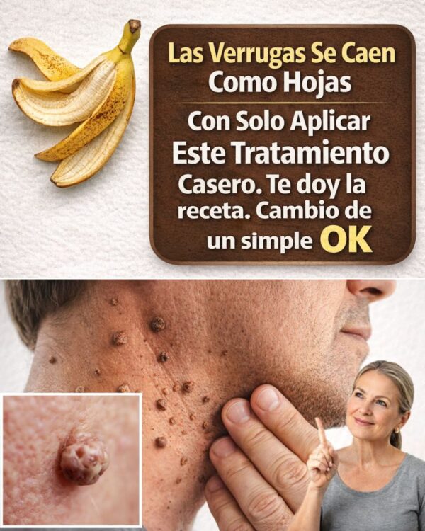 Cáscara de Plátano y Otros Ingredientes Naturales para el Cuidado de Verrugas