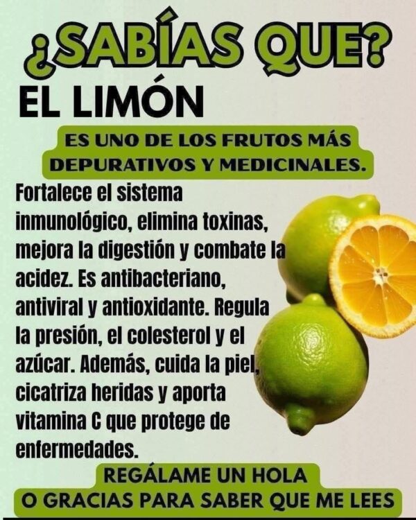 Limón: beneficios y usos para la salud