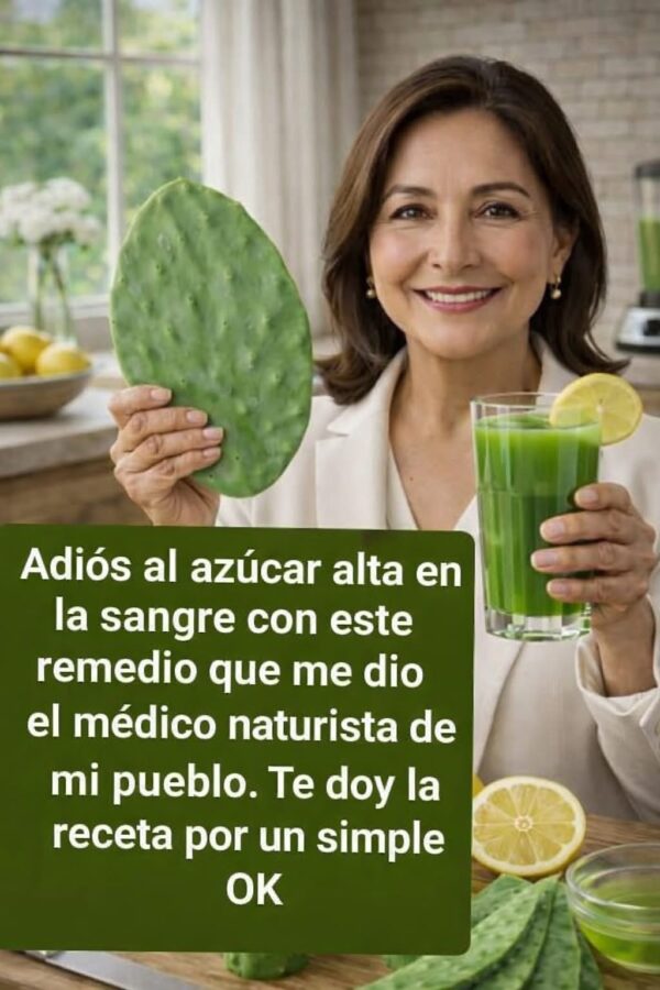 Mezcla Perfecta Limón, Nopal Y Sábila Para Reducir Colesterol, Diabetes Y Bajar Peso