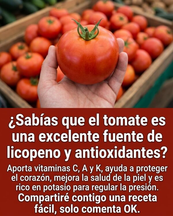 Los tomates son una verdura rica en nutrientes,