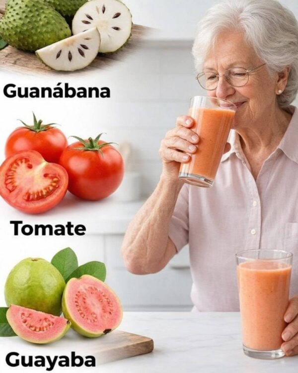 Batido de Guanábana, Tomate y Guayaba