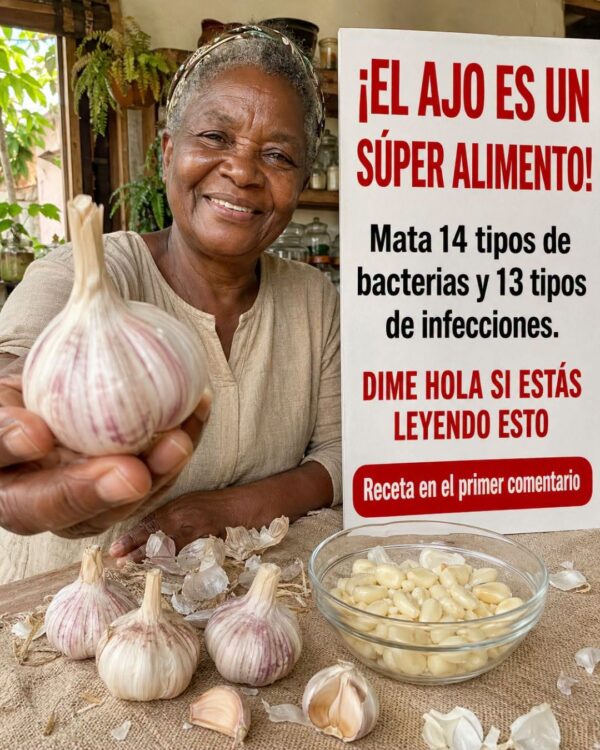 Ajo: el antibiótico natural que combate las infecciones.