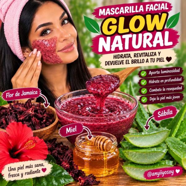 Esta mascarilla facial natural