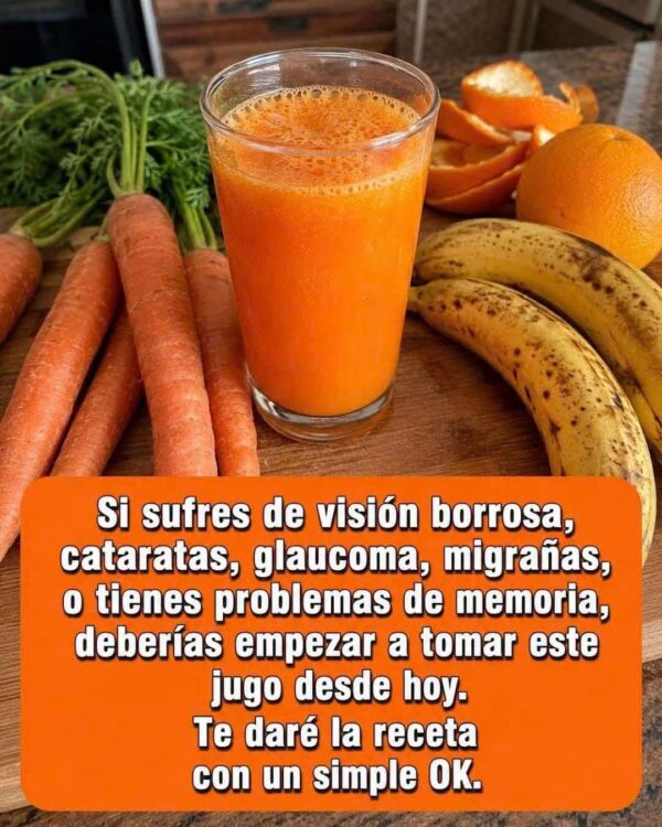 Primera Receta: Batido Clásico para la Anemia y la Vista Ingredientes: