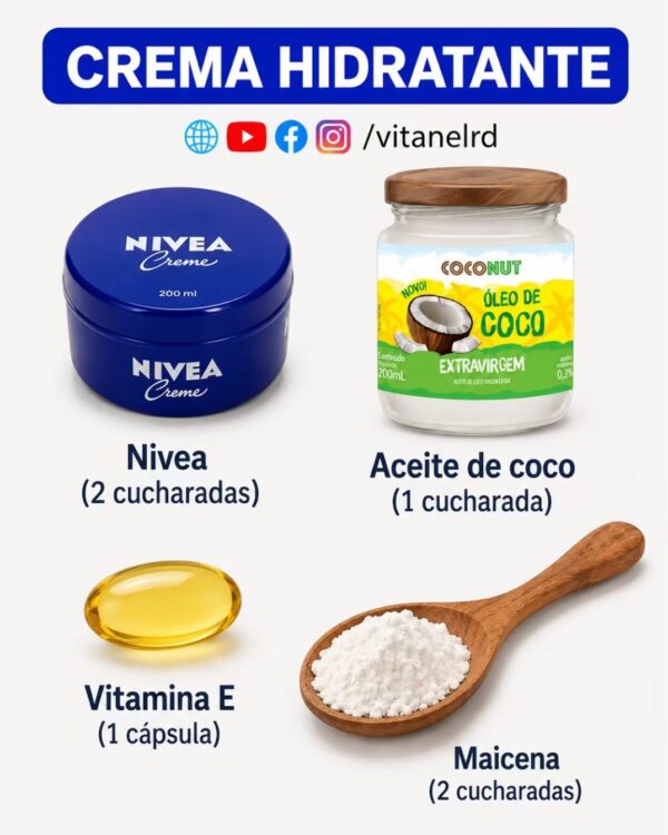 Crema casera para nutrir e iluminar tu piel