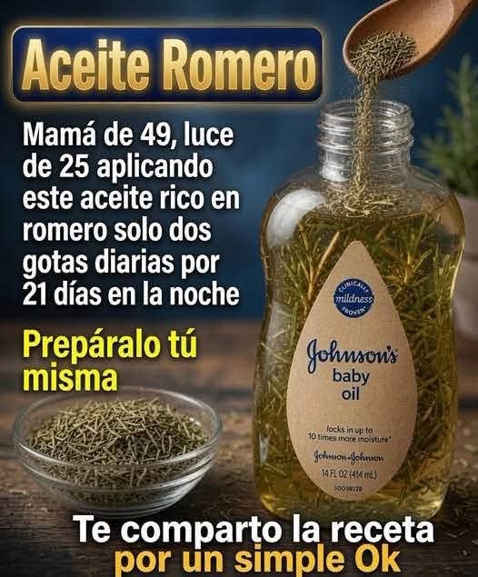Romero y aceite para bebés: una sencilla mezcla para nutrir y dar brillo al cabello