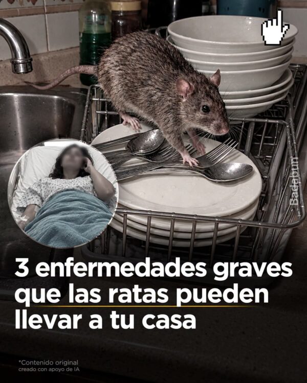 3 enfermedades graves que las ratas pueden traer a tu hogar.