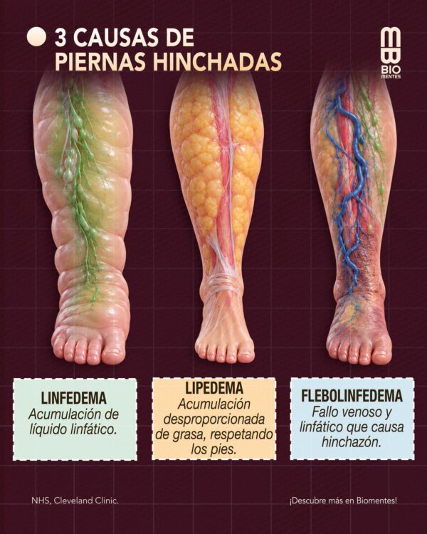 ¿Por qué se hinchan las piernas?