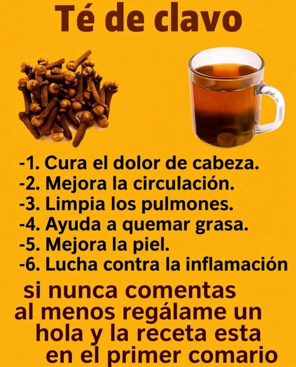 Té de clavos de olor: una infusión tradicional y sus posibles beneficios para el bienestar