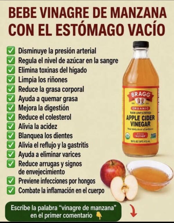 Tomar vinagre ver más…